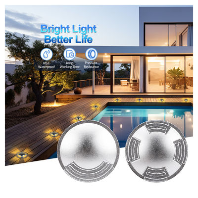 Ultra dünne IP67 wasserdichte eingebettete 2W LED Außenbeleuchtung SS316 Abdeckung