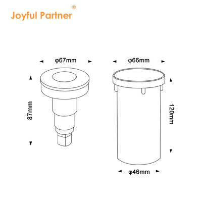 Led Unterwasserlicht Hohe Qualität Mini Größe DIA67MM Außen IP68 DC24V Anzug für Schwimmbad