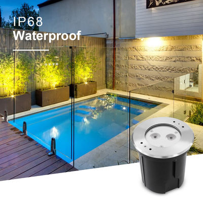 IP68 RGBW 4in1 wasserdichtes Quelllicht aus Edelstahl 316 DC 24V mit asymmetrischer Linse