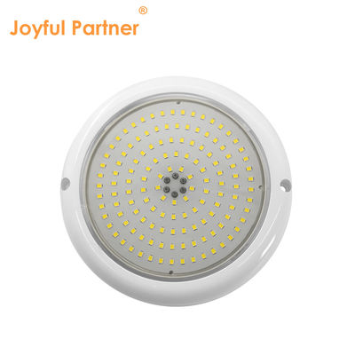Schwimmbadlicht IP68 Farbwechsel AC12v Harz gefüllt Flach RGB Oberfläche Montiert 180mm Dia