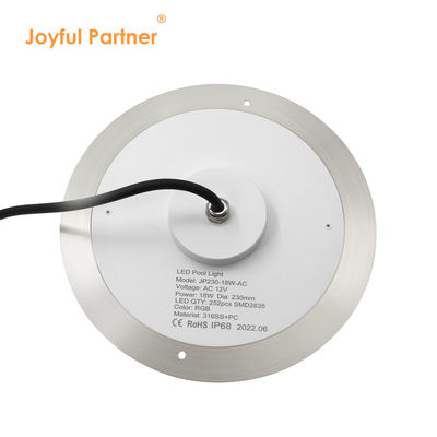 LED-Poollicht Ultra-Schlanke Harz gefüllt DIA230mm AC/DC 12v PC Transparente Abdeckung Unterstützung Anpassung