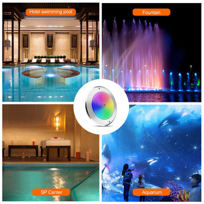 SUS316 Abdeckung IP68 DC12V 3000K Unterwasser LED SPA Teichbeleuchtung