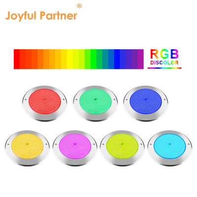 Unterwasser-LED-Schwimmbadleuchten 316 Edelstahl 25W Smd2835 Harz gefüllt 3000K RGB Schwimmbadleuchten SMD 2835 AC 12v IP68 Vollwasserdicht