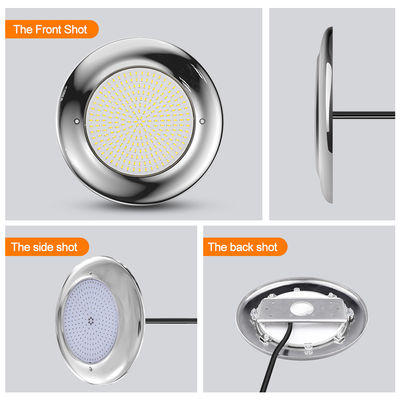 LED PAR56 Poollicht 18W 35W IP68 Wasserdicht AC12V Edelstahl für Außenpools