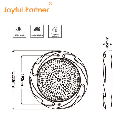 42W LED Unterwasser-Schwimmbad-Licht Wasserdicht Muti-Farbe 230*35mm Mit eingebauten CC-Treiber