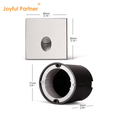 Intelligente LED-Wandlampe IP65 Aluminium Körper quadratische Form DC 24v 1w 2w 3w LED-Treppenlicht für den Korridor