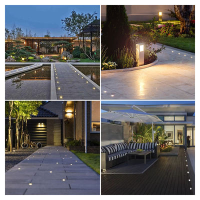 IP67 LED Mini-Bodenlicht Edelstahl 316 1W DIA 25MM CREE XPE LED Einfarbig 3000K