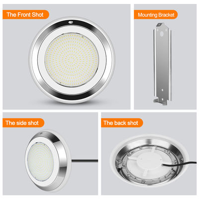 IP68 280mm Wandmontierte Edelstahl-RGB-LED-Schwimmbadlicht