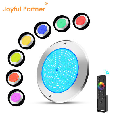 Fernbedienung Wasserbeckenleuchten Edelstahl 316 Oberflächenmontage 42W Poolleuchte AC12/24V RGB