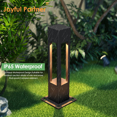 10W LED Quadrat Aluminium Moderne IP65 Wasserdichte Landschaft Bollard Gartenleuchten Mit Verdickung Basis