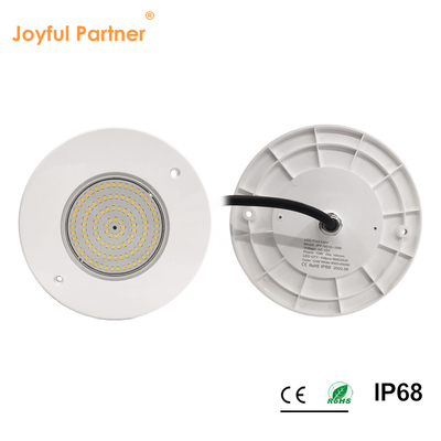 Harz gefüllter Poollichtreflector 160mm DC12V 10W Vollkunststoff SMD2835 108pcs RGBW Farbe Konstante Spannung