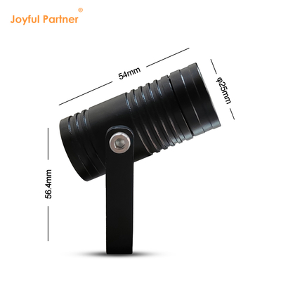 Hersteller von Landschaftsbeleuchtung Aluminium-Außenpulverbeschichtung 1W IP65 DC24V Garten-Strahler