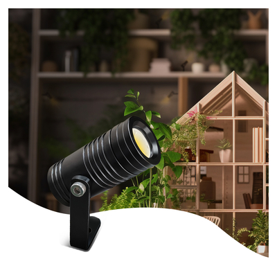 Hersteller von Landschaftsbeleuchtung Aluminium-Außenpulverbeschichtung 1W IP65 DC24V Garten-Strahler