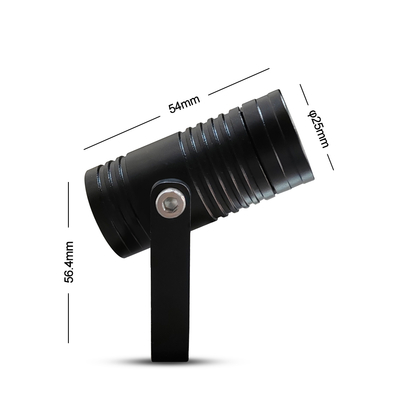 12V 24V IP65 Aluminium 1W LED Spike Gartenleuchte Außen Landschafts-Spot Rasenlicht