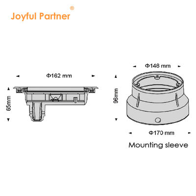 Außenpoollicht DC24V 12W RGB Klarglas 316 Edelstahl IP68 für Wartungsprojekte