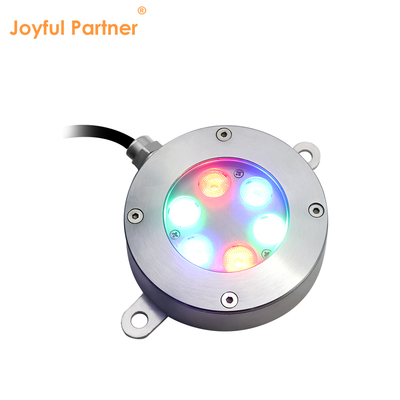 Freudiger Partner IP68 Wasserdicht 6W/12W/18W DC12V RGB DMX Unterwasser-LED-Brunnen Musik Tanzwasser
