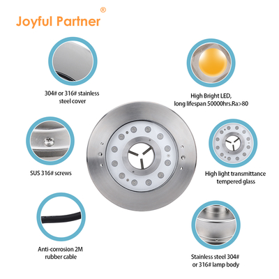 IP68-Wasserdicht 12W 18W RGB-LED-Beleuchtung mit CE-RoHS-Zertifizierung