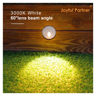 Anpassbare Einbau-Stufenleuchten AC220V Druckguss-Aluminiumgehäuse mit Kunststoff-Montagehülse für Treppen