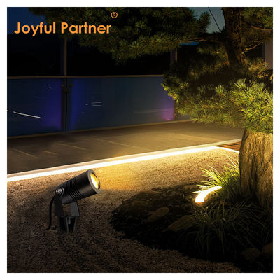 Joyful Partner LED Gartenstrahler Outdoor 6W COB DC12V/DC24V 3000K Warmweiß für Gehweg Gartenpfad