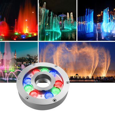 9W 18W 27W RGB Unterwasserbrunnen Düse Ringlicht 24VDC RGB Farbe für Unterwasseranwendungen