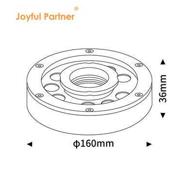 DC24V Wasserdichter RGB LED Ring Bunte Düsenlampe Unterwasserlicht Springbrunnen 9W & 27W Schutzart IP68