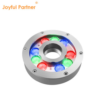 DC24V Wasserdichter RGB LED Ring Bunte Düsenlampe Unterwasserlicht Springbrunnen 9W & 27W Schutzart IP68