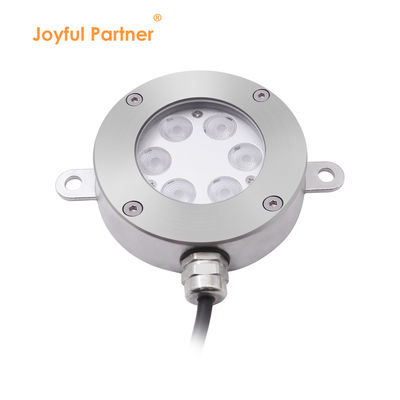DMX512 Steuerbares LED-Brunnenlicht DC24V 12W 3000K aus Edelstahl IP68 für Landschaft unter Wasser