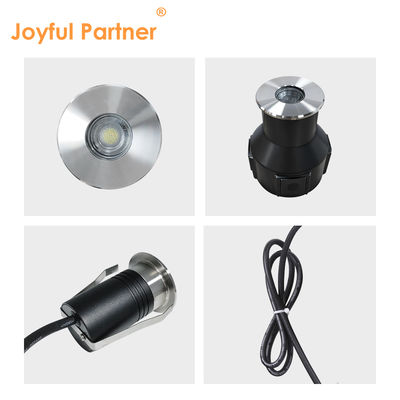 LED Außen-Bodeneinbauleuchte 55mm Durchmesser CRI90 Tiefreflektor Blendschutz Für Architektonische Akzente