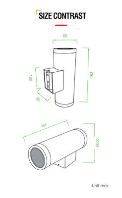 Cree COB 10W Wandleuchte Moderner Stil Beleuchtung Aluminium Gehäuse Led Außenwandleuchten