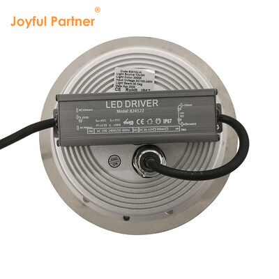 LED-Untergrundlampen IP67 Aluminium 12W 24W 36W DIA185MM mit asymmetrischer Linse