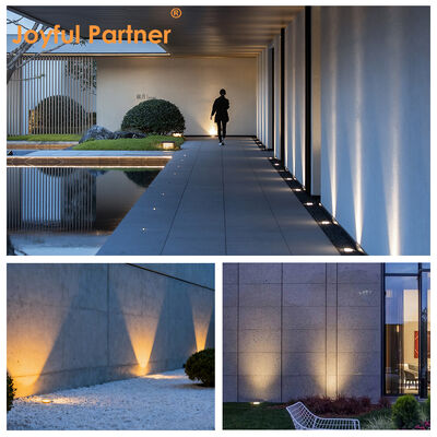 Freudige Partner Deck Schritt Gartenleuchten Niederspannung 12 24V 6W CREE COB Warm Weiß Quadrat