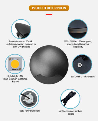 Seitliche Einbaulichter aus reinem Aluminium 6063 SMD 2835 vom chinesischen Hersteller