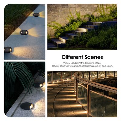 LED-Unterflur-Seitenansichtsleuchte 1W 3W 12V-24VDC Reines Aluminium 6063# Gehäuse