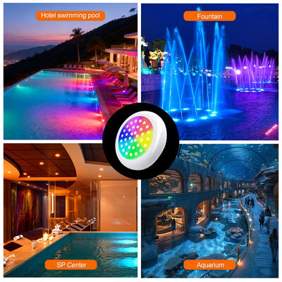 Swimming LED Pools Light OEM Design 18W 25W 30W Diamter 160MM 230MM DC12V Voltage ABS Material