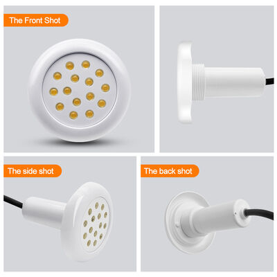 AC12V Kunststoff-Schwimmbadleuchte 6W Harzgefüllt 100% IP68 Für Unterwassergebrauch