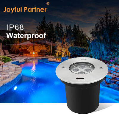 LED Unterwasser-Einbaustrahler DIA110MM 4W 8W DC24V 316 Edelstahl Frontabdeckung mit schwarzer Kunststoffbox