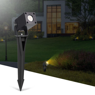 LED Garden Spot Lights 2W CREE LED IP65 Waterproof DC24V Aluminum Anodizing Body Surface Mount on Ground