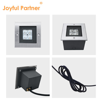 Quadratisch eingegründetes Deck-Uplight 125*125MM ADC12 Druckguss-Aluminiumgehäuse High SMD LED mit tiefem Anti-Glare-Design