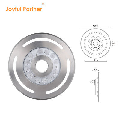 LED-Brunnenlicht Edelstahlgehäuse DC 12V 3500K Warmweiß CRI 85 für Stadtplatz