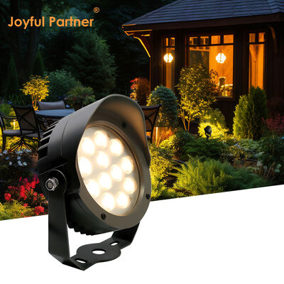 LED-Gartenspot 36W Eingebauter DMX512-Treiber DC24V RGB3in1 Schwarzes Gehäuse mit Pulverbeschichtung Durchmesser 160MM