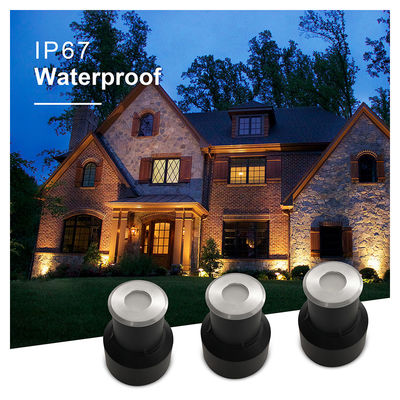 IP67 Einbauleuchte Mini Vergrabene Leuchten 12V 24V Warmweiß DIA45MM Frostglas ohne Linse