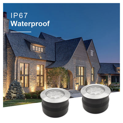 IP67 LED Untergrundlicht 12W 24W 36W DIA185MM RGB3in1 3000K Warmweiß Für Garden Park Plaza