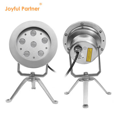 LED-Springbrunnenlampe 6*2W RGB DMX Edelstahl 316 Gehäuse DC12V/24V IP68 für Schwimmbäder