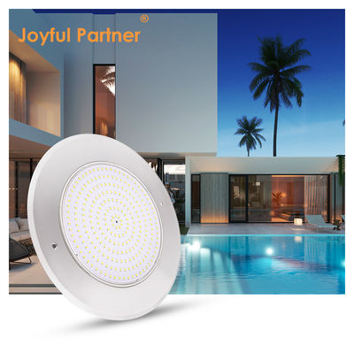 18W 316SS Unterwasserwandmontierte LED-Poolleuchte 230MM DC12V 252pcs SMD2835 Warmweiß Konstante Spannung