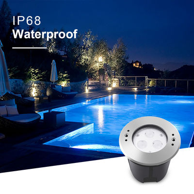 DIA 118mm IP68 304 Edelstahl Warmweiß Unterwasser-LED-Licht 3W DC24v mit Kunststoff-Hülle