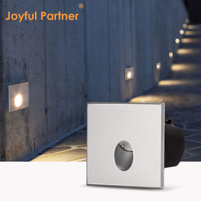 Intelligente LED-Wandlampe IP65 Aluminium Körper quadratische Form DC 24v 1w 2w 3w LED-Treppenlicht für den Korridor
