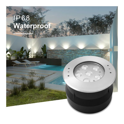 24 Volt 6W 12W Edelstahl 316 LED Unterwasserlicht mit kühlem Weiß mit Kunststoff-Hülle für den Schwimmbad
