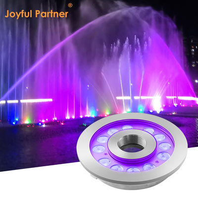 IP68 LED-Brunnenlicht 36W Edelstahl 3 In 1 RGB Unterwasserlicht