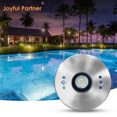 RGB Premium 1W/2W/3W Vergrabene LED Unterwasserleuchten DMX-Steuerung 316L Edelstahl für Pools