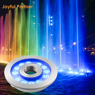 LED-Brunnenringleuchten IP68 24W Edelstahl Unterwasserleuchten